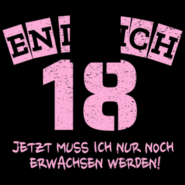 Motiv 18. Geburtstag Geschenk lustig cooler Spruch 18