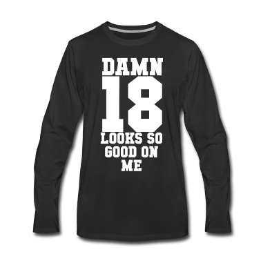 Geschenk zum 18 Langarmshirt - 18 jahre