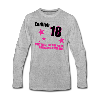 Geschenk zum 18 Langarmshirt - 18. Geburtstag Geschenk