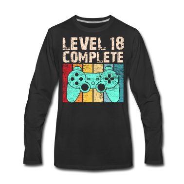 Geschenk zum 18 Langarmshirt - 18. Geburtstag