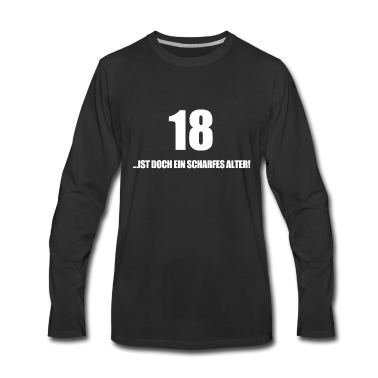 Geschenk zum 18 Langarmshirt - 18. Geburtstag Geschenk