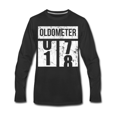 Geschenk zum 18 Langarmshirt - 18 Oldometer 18. Geburtstagsgeschenkidee