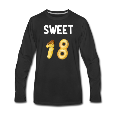Geschenk zum 18 Langarmshirt - Sweet 18. Geburtstag