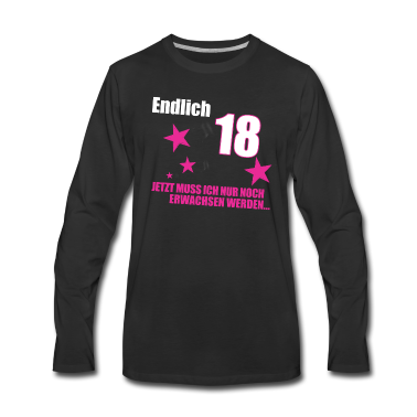 Geschenk zum 18 Langarmshirt - 18. Geburtstag Geschenk