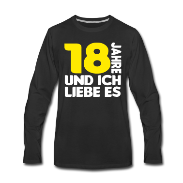 Geschenk zum 18 Langarmshirt - 18 Jahre 18 Geburtstag Geschenk