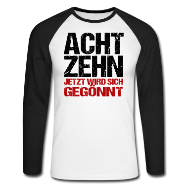 Geschenk zum 18 Langarmshirt - 18 Jahre 18 Geburtstag Geschenk