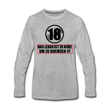 Geschenk zum 18 Langarmshirt - 18. Geburtstag Geschenk