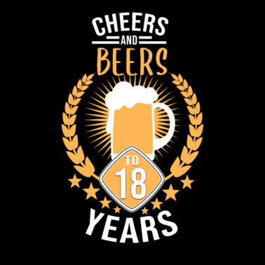 Motiv 18. Geburtstag Bier 18. Jahre alt Prost