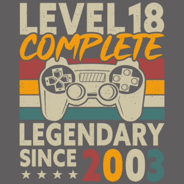 Motiv Level 18 Complete 18 Geburtstag 18 Jahre Geschenk