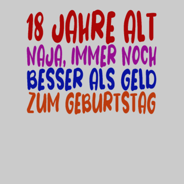 Motiv 18 Jahre 18 Geburtstag Geschenk