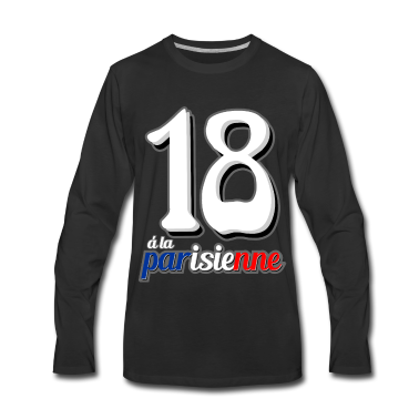 Geschenk zum 18 Langarmshirt - 18 a la parisienne Geschenk zum 18. Geburtstag