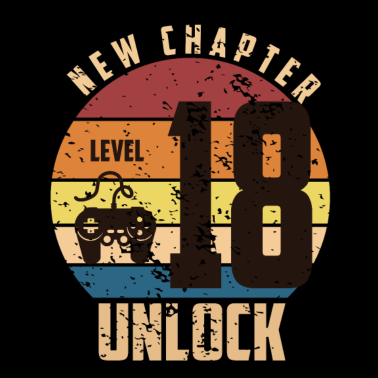 Motiv 18. Geburtstag Level 18 Unlock Geburtstagsgeschenk