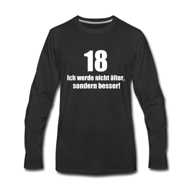 Geschenk zum 18 Langarmshirt - 18. Geburtstag Geschenk
