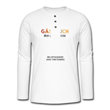 Geschenk zum 18 Langarmshirt - Gästebuch 18. Geburtstag