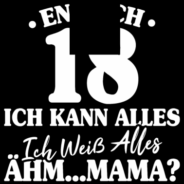 Motiv Lustiges 18. Geburtstag Geschenk Endlich 18