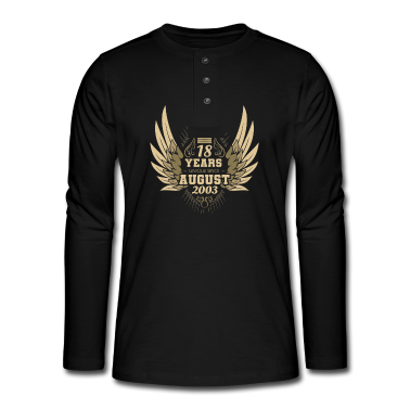 Geschenk zum 18 Langarmshirt - Geschenke zum 18. Geburtstag Volljährig Achtzehn