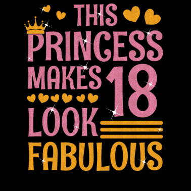 Motiv 18.Geburtstag Königin 18 Jahre Achtzehn