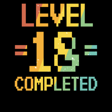 Motiv 18. Geburtstag Retro Level 18 Jahre 2003 Party