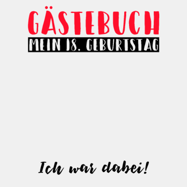 Motiv Gästebuch - Mein 18. Geburtstag - Ich war dabei