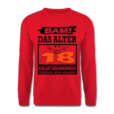 Geschenk zum 18 Pullover - Geburtstag Das Alter schlägt zu Jahre Years 18