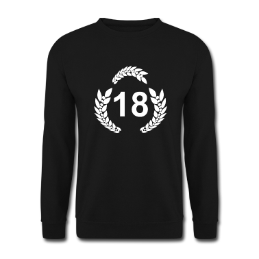 Geschenk zum 18 Pullover - 18 lorbeerkranz, geburtstagsgeschenk 18