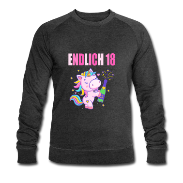 Geschenk zum 18 Pullover - Endlich 18 lustig 18 Jahre Einhorn 18. Geburtstag