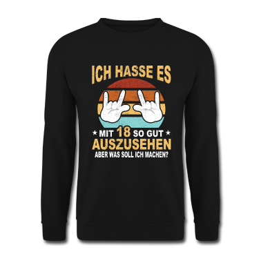 Geschenk zum 18 Pullover - 18 Jahre 18 Geburtstag Geschenk 18 Jahre Birthday