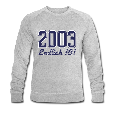 Geschenk zum 18 Pullover - 2003 - ENDLICH 18 - 18. GEBURTSTAG - GEBURTSJAHR