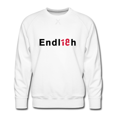 Geschenk zum 18 Pullover - Endlich 18