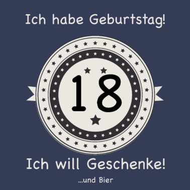 Motiv Ich habe Geburtstag 18