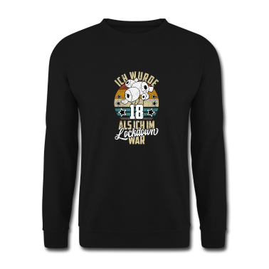 Geschenk zum 18 Pullover - 18 Geburtstag Ich wurde 18 Als Ich Im Lockdown war