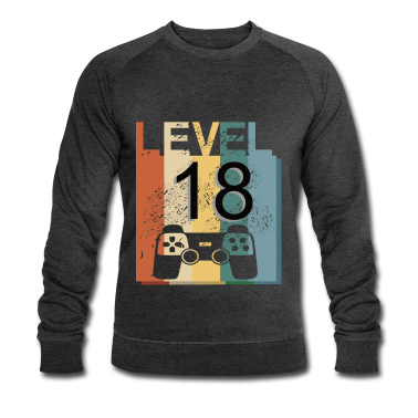 Geschenk zum 18 Pullover - Level 18, Vintage Shirt zum 18. Geburtstag