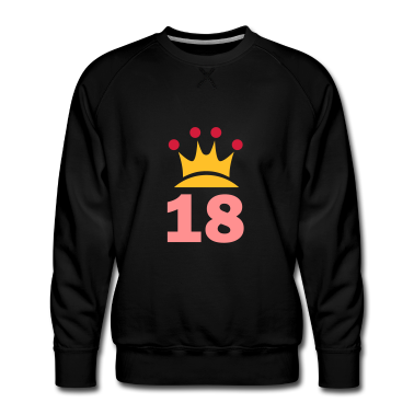 Geschenk zum 18 Pullover - Krone 18