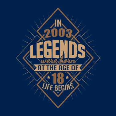 Motiv Geschenkideen zum 18. Geburtstag Volljährig