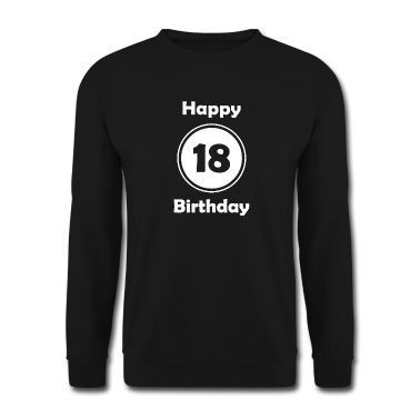 Geschenk zum 18 Pullover - Happy Birthday 18, 18. Geburstag