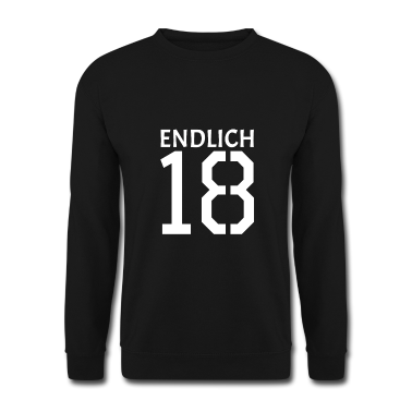 Geschenk zum 18 Pullover - Endlich 18