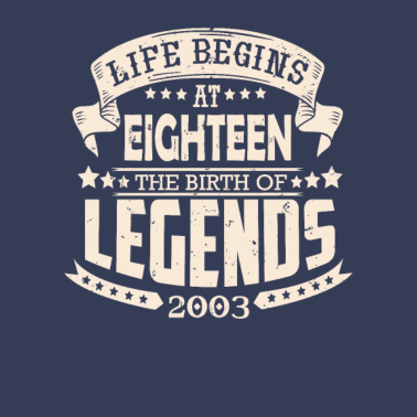 Motiv das Leben beginnt mit 18