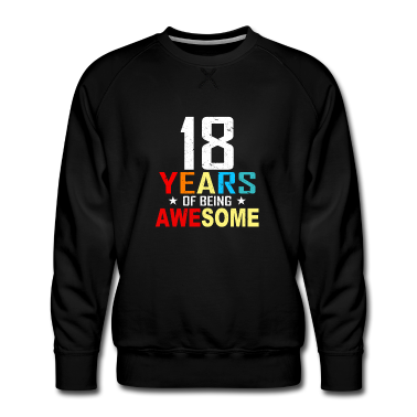 Geschenk zum 18 Pullover - 18 Jahre Birthday 18 Geburtstag Geschenk 18 Jahre