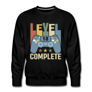 Geschenk zum 18 Pullover - Level 18 Complete 18. Geburtstag 18 Jahre Geschenk