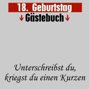 Motiv 18 Geburtstag Gästebuch