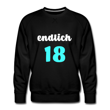 Geschenk zum 18 Pullover - Endlich 18