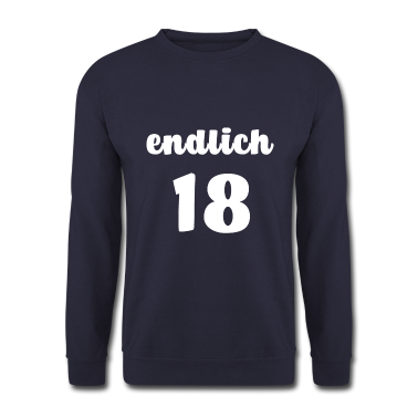 Geschenk zum 18 Pullover - Endlich 18