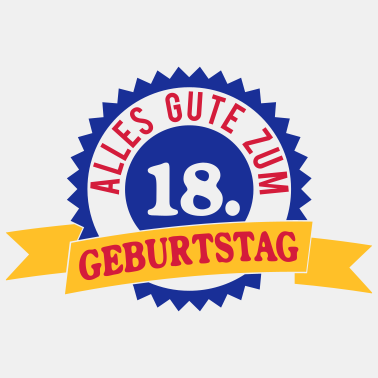 Motiv Alles Gute zum 18. Geburtstag