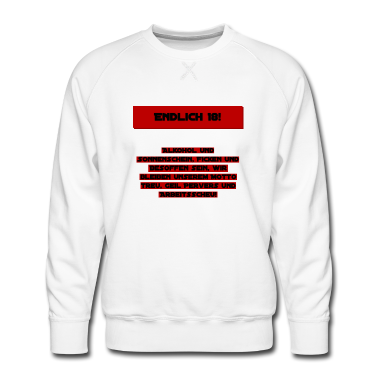 Geschenk zum 18 Pullover - Endlich 18!