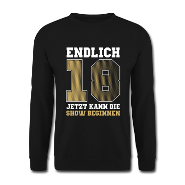 Geschenk zum 18 Pullover - Endlich 18 Geburtstag 18 Jahre Geschenk