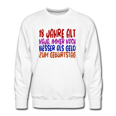 Geschenk zum 18 Pullover - 18 Jahre 18 Geburtstag Geschenk