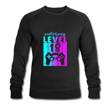 Geschenk zum 18 Pullover - Level 18 Gaming Controller 18. Geburtstag