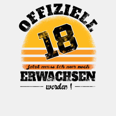 Motiv 18 Geburtstag 18 Jahre Volljährig Erwachsen 18ter