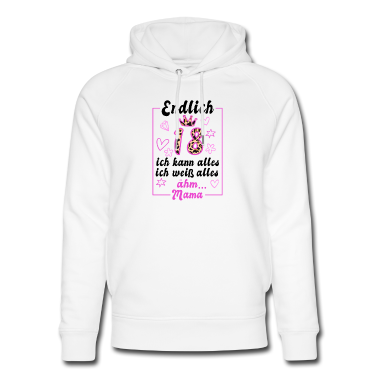 Geschenk zum 18 Hoodie - 18 Geburtstag Mädchen Frau 18 Geschenk 18 Jahre