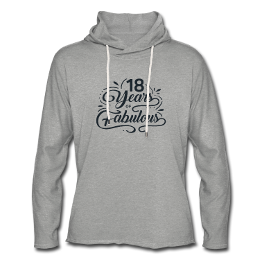 Geschenk zum 18 Hoodie - 18 fabelhafte Jahre - 18. Geburtstag